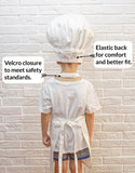 Personalized Kids Apron and hat set - Sous Chef