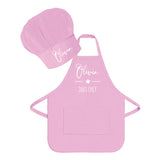 Personalized Kids Apron and hat set - Sous Chef