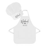 Personalized Kids Apron and hat set - Sous Chef